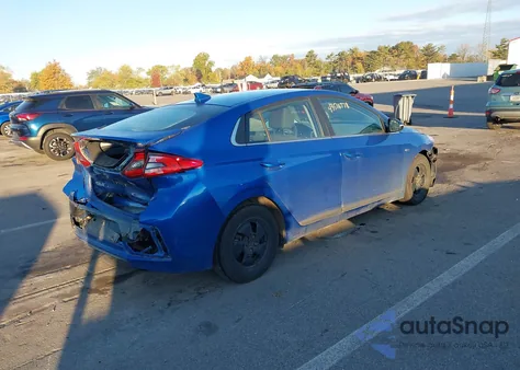 2017 Hyundai Ioniq Hybrid Sel from USA, damaged, VIN KMHC75LC1HU045752